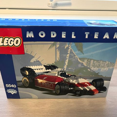 LEGO 5540: Formula 1 Racer fra 1986 - aldri bygd