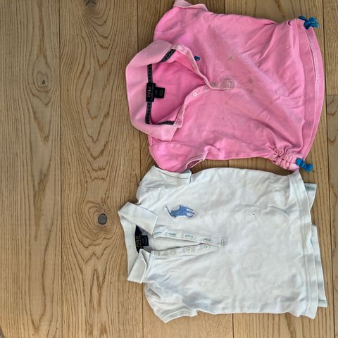 2 Ralph Latent T-Skjorter (Lyseblå og Rosa) = 60kr Str 98+ Barneklær