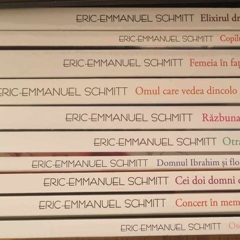 10 bøker Eric-Emmanuel Schmitt