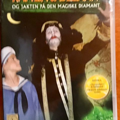 Kaptein Sabeltann og jakten på den magiske diamant dvd 🔥som ny!!