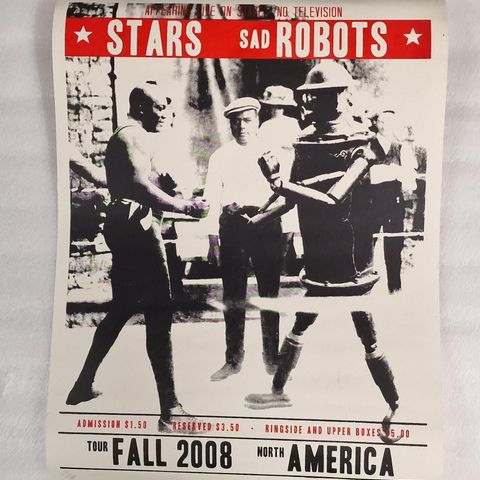 Stars Sad Robots Plakat