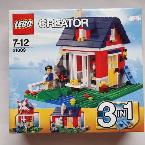 Uåpnet Lego creator - small cottage 31009