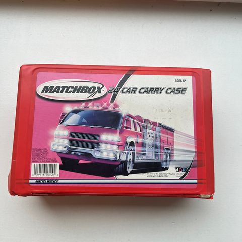 Matchbox liten koffert til små Matchbox biler fra 2001