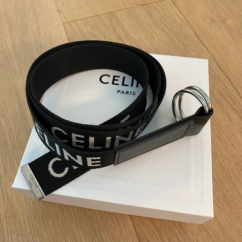 Celine logo belte Hedi Slimane