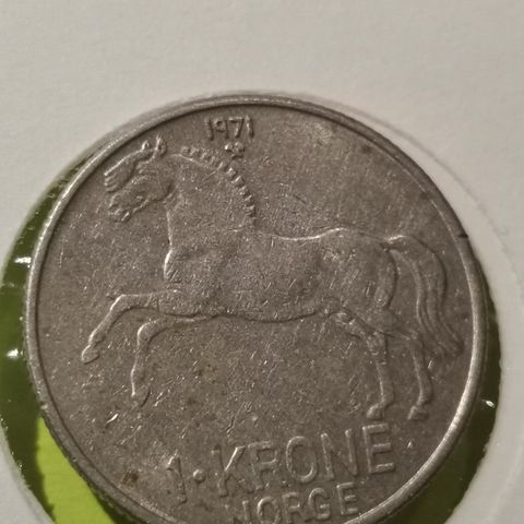 Norge 1 krone 1971 Olav V