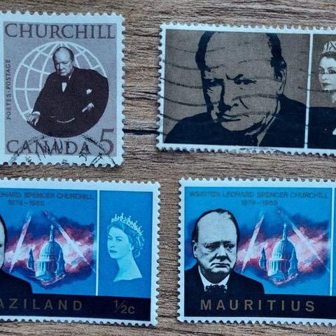 CHURCHILL 4 frimerker