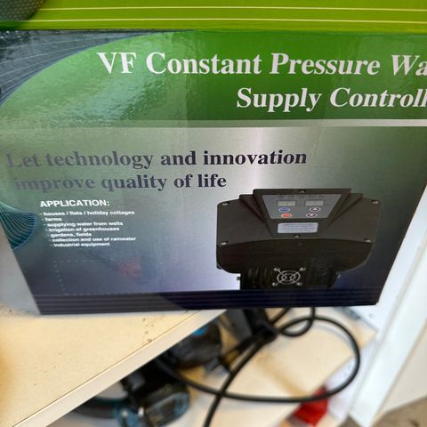 VF constant pressure water supply controller