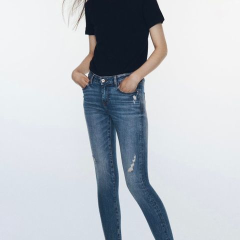 Zara grå Skinny Jeans