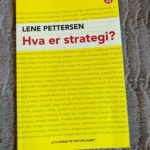 Hva er strategi?