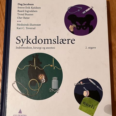 Sykdomslære: Indremedisin, kirurgi og anestesi