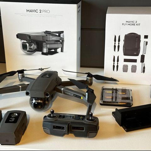 DJI Mavic 2 Pro Fly more combo, 5 batteries + Polar Pro ND filters