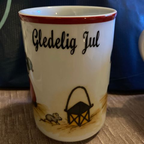 2 stk Gledelig Jul kopper