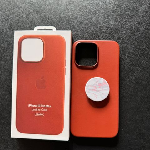 originalt apple skinndeksel iphone 14 pro max.