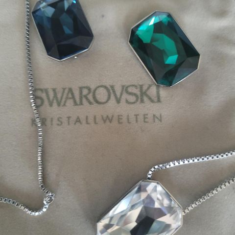 Unikt Swarovski smykke  NY PRIS  990 kr( gave tips)