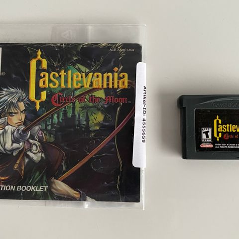 Castlevania Circle of the Moon med manual.