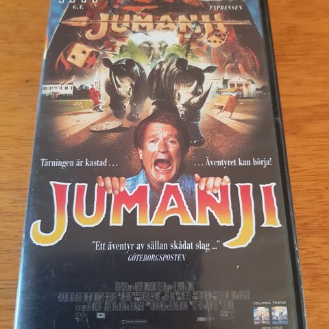 Jumanji med Robin Willams Vhs