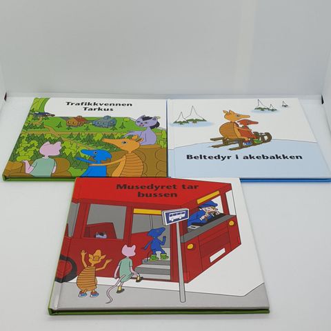 3 stk Barnas Trafikklubb bøker