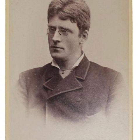 Portrettfotografi av Knut Hamsun