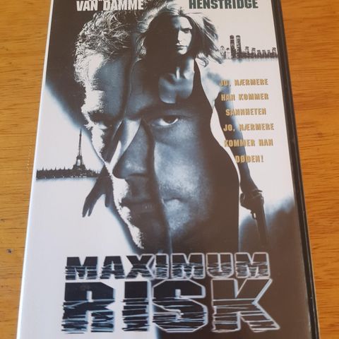 Maximum Risk med Jean Clean Van Damme Vhs