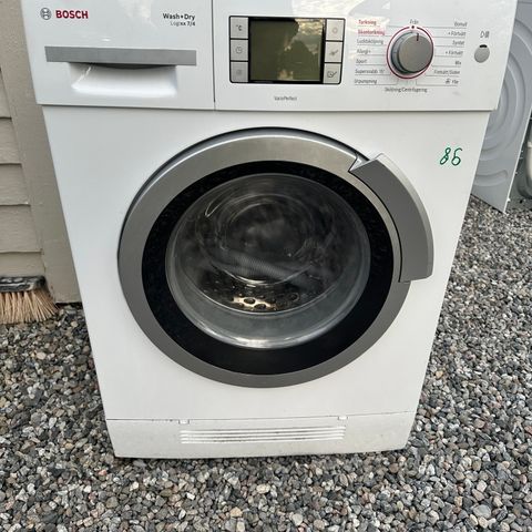 BOSCH 7 kg / 4 kg vask/tørk med garanti