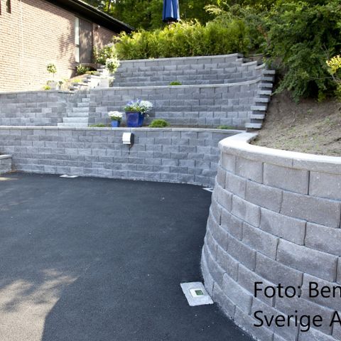 Støttemur, Benders megastone