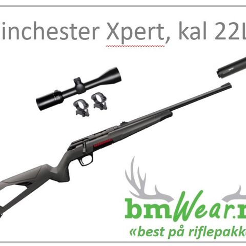Winchester Xpert 22Lr, Riflepakke