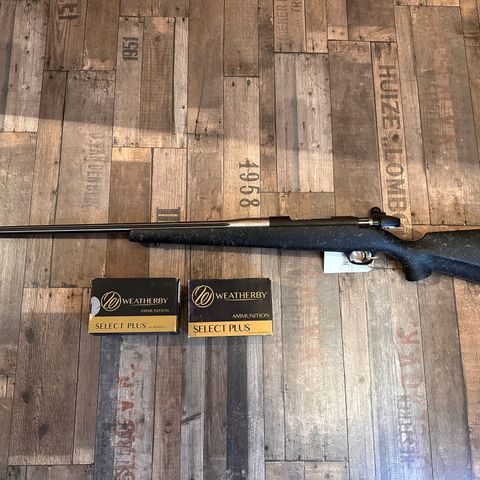 Weatherby Mark V 6,5-300 WM - Som ny maks 100 skudd - 100 skudd følger med.