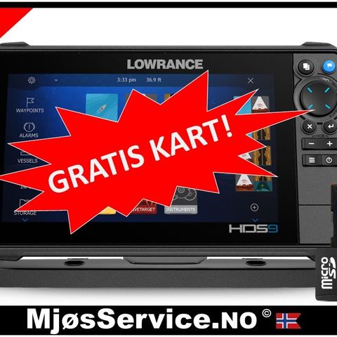 GRATIS KART* VED KJØP AV LOWRANCE HDS PRO KARTPLOTTER / EKKOLODD