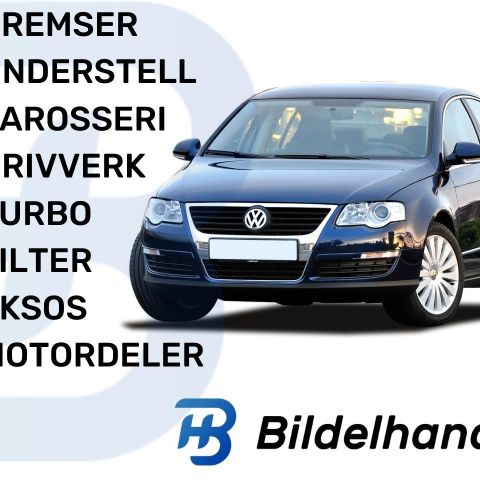 VW Passat B6 05-10mod. BREMSER, EKSOS, MOTOR, LYKTER, KAROSERII, FILTER
