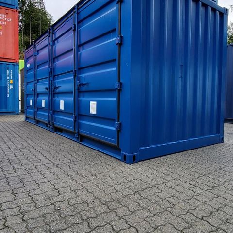 20 fot Miljø container med full sideåpning