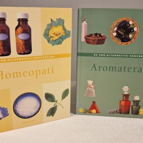 Homeopati & Aromaterapi Bøker (2005) De Små Alternative Håndbøkene