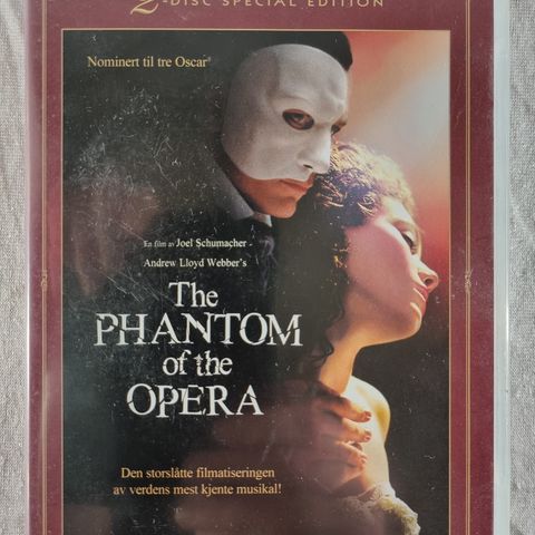 The Phantom of the Opera 2-disc Special Edition DVD