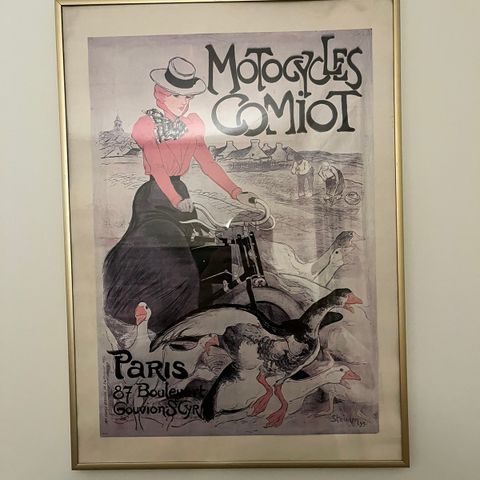 Plakat Motocycles Comiot