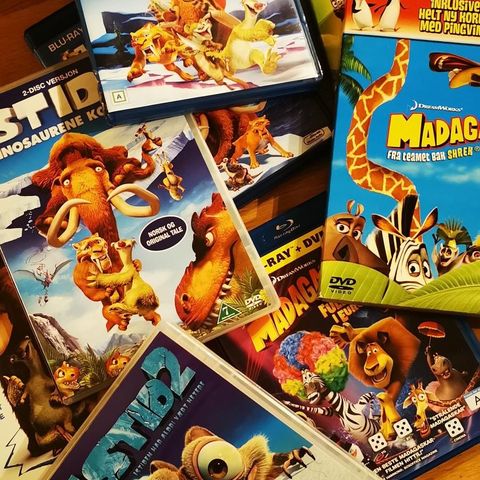 Istid og Madagaskar DVD/Blu-ray