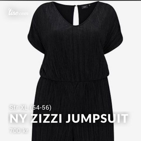 Ny Zizzi jumpsuit str XL (54-56)
