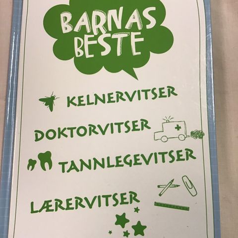 Barnas Beste vitsebok, NY