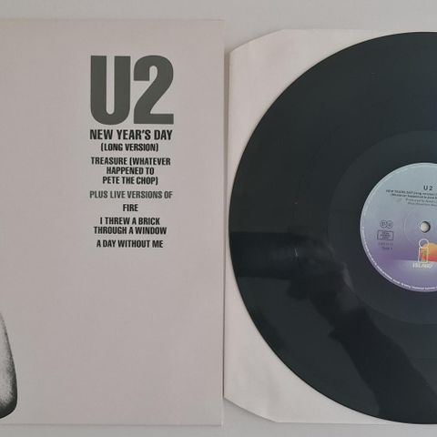 U2 - New Years Day lp Vinyl Selges