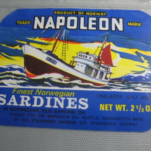 Iddis  Napoleon   Sardiner i olje