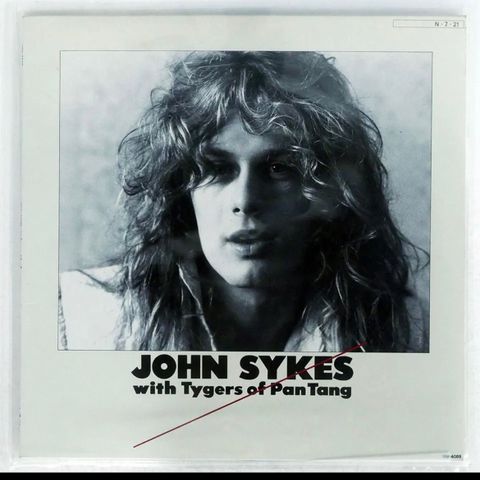 Vinyl. John Sykes with Tygers of Pan Tang. Japan