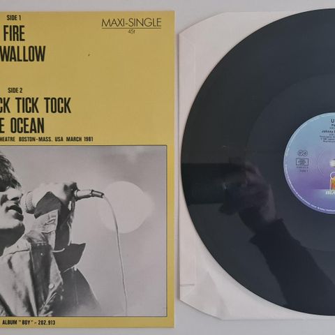 U2 - Fire/J.Swallow Maxi Single Vinyl Selges