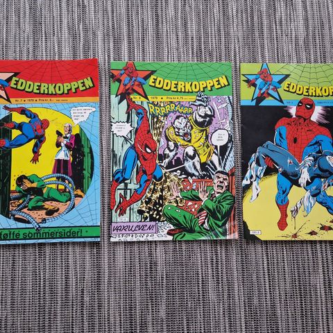 Spiderman Batman Flash Gordon Tarzan Superman tegneserier