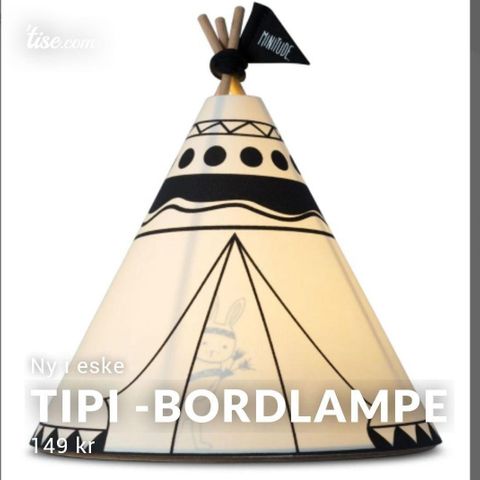 Tipi bordlampe!