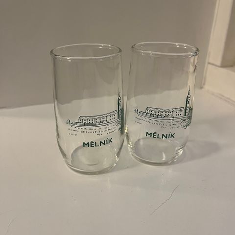 2 små glass