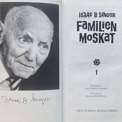 Isaac B. Singer_ "Familien Moskat. Bind 1 og 2"