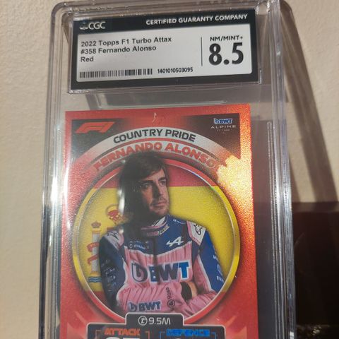 F1 Turbo attax Fernando Alonso #/500