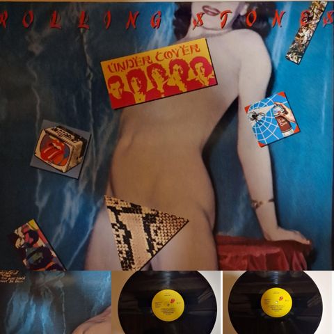 ROLLING STONES/UNDER COVER 1983  - VINTAGE/RETRO LP-VINYL (ALBUM)