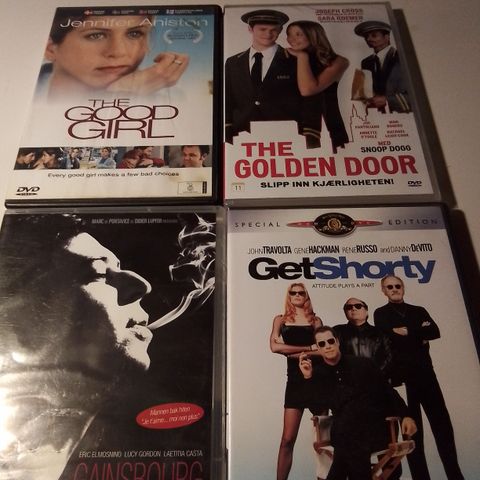 Get Shorty- Gainsbourg- Good Girl- Golden Door- Galaxy Quest