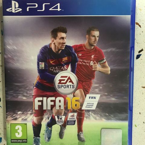 Fifa 16 til PS4 selges