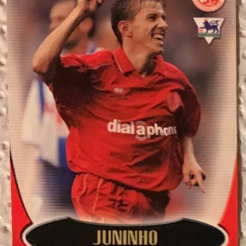 Fotballkort Juninho             Bud ønskes