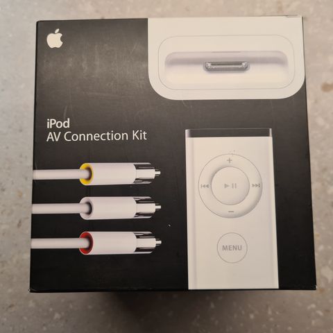 iPod AV Connection Kit - komplett i originalemballasje